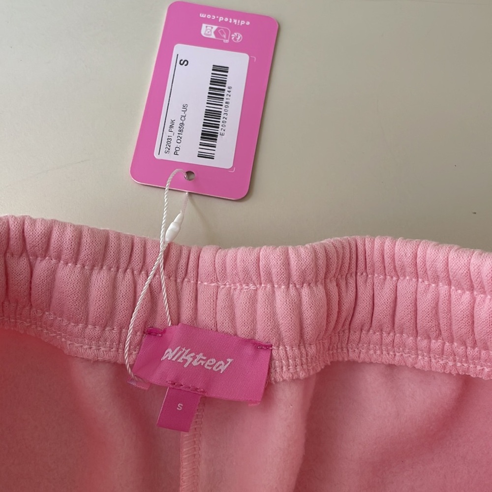 Edikted Keychain Cutie Pink Sweatpants Size Small - Picture 4 of 8